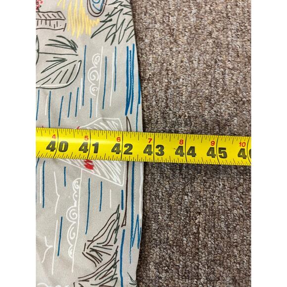 Denim & Co. Shirt Dress Belted Waist Printed Midi Multicolor Women's Size S - Picture 11 of 12